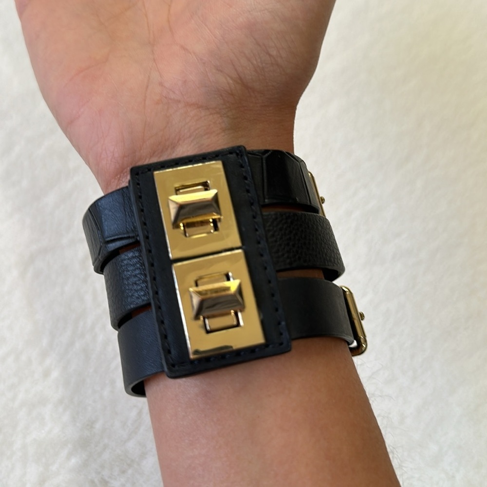 BCBGMAXAZRIA Faux Leather Cuff - Picture 3 of 9